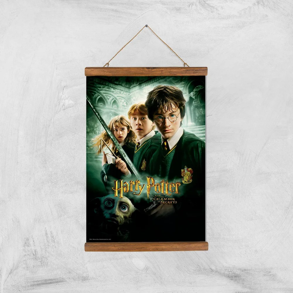 Harry Potter and the Chamber Of Secrets Giclee Art Print - A3 - Wooden Hanger Image 1