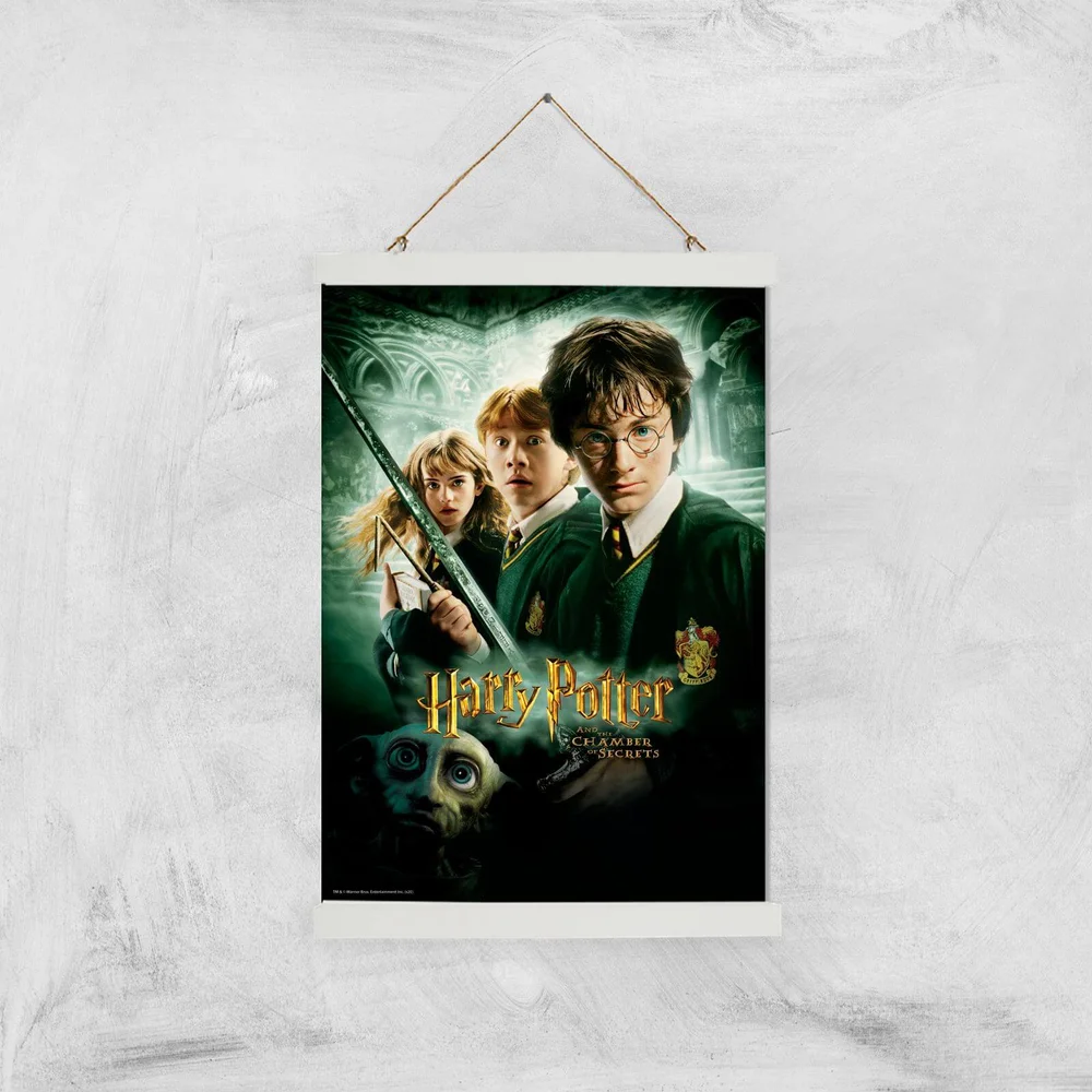 Harry Potter and the Chamber Of Secrets Giclee Art Print - A3 - White Hanger Image 1