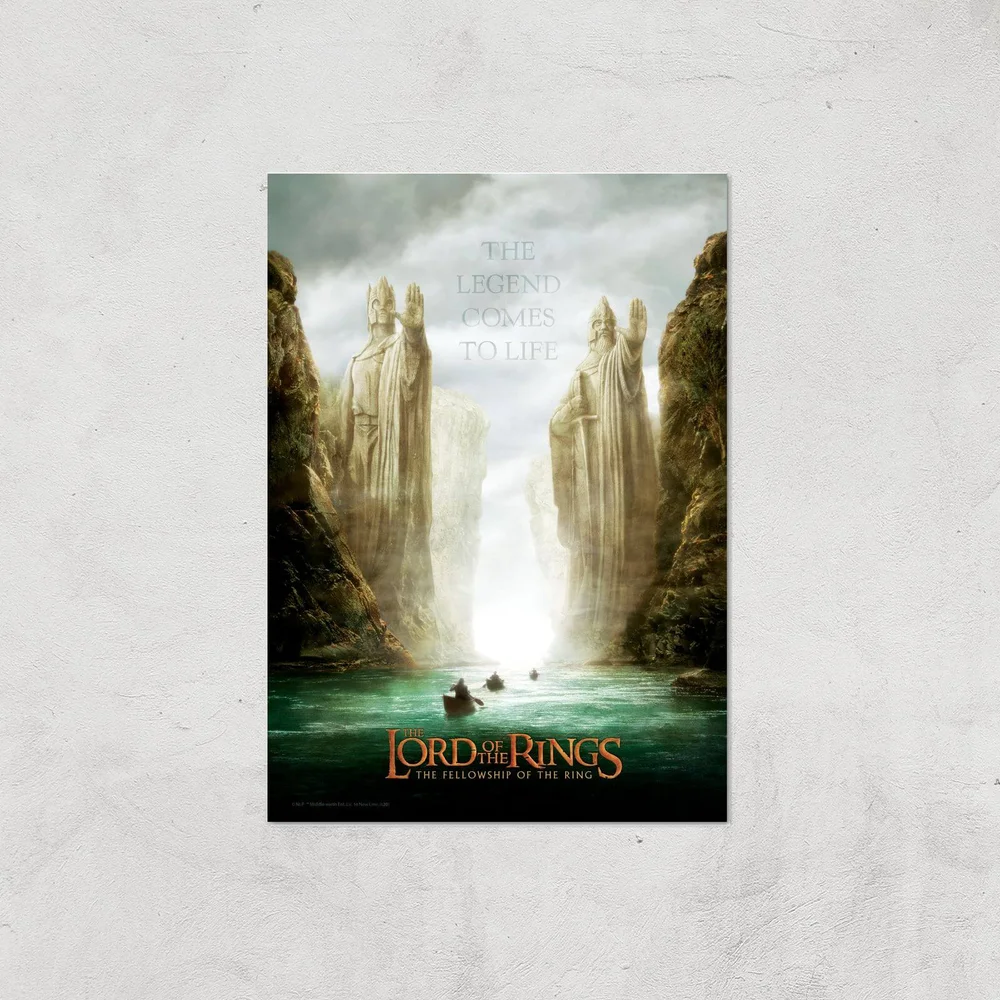 Lord Of The Rings: The Fellowship Of The Ring Giclee Art Print - A2 - Print Only Image 1