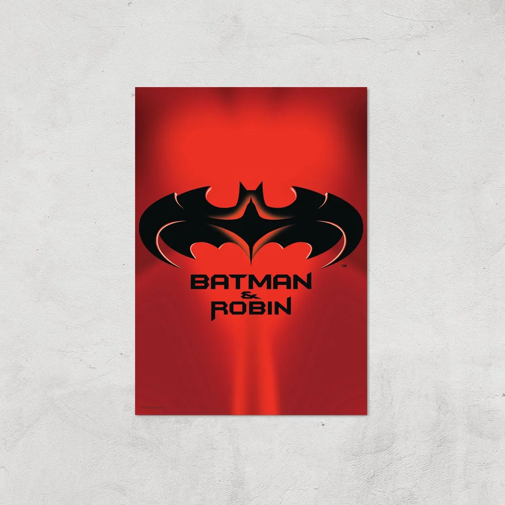 Batman & Robin Giclee Art Print - A4 - Print Only Image 1