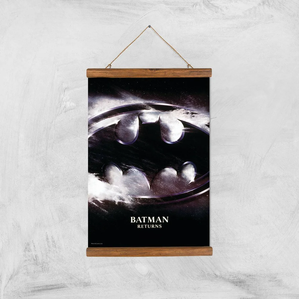Batman Returns Giclee Art Print - A3 - Wooden Hanger Image 1
