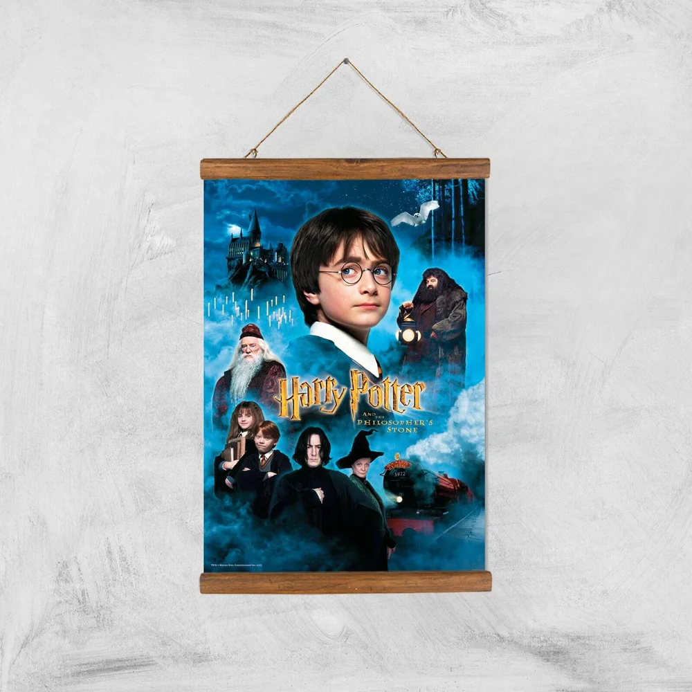 Harry Potter and the Philosopher's Stone Giclee Art Print - A3 - Wooden Hanger Image 1
