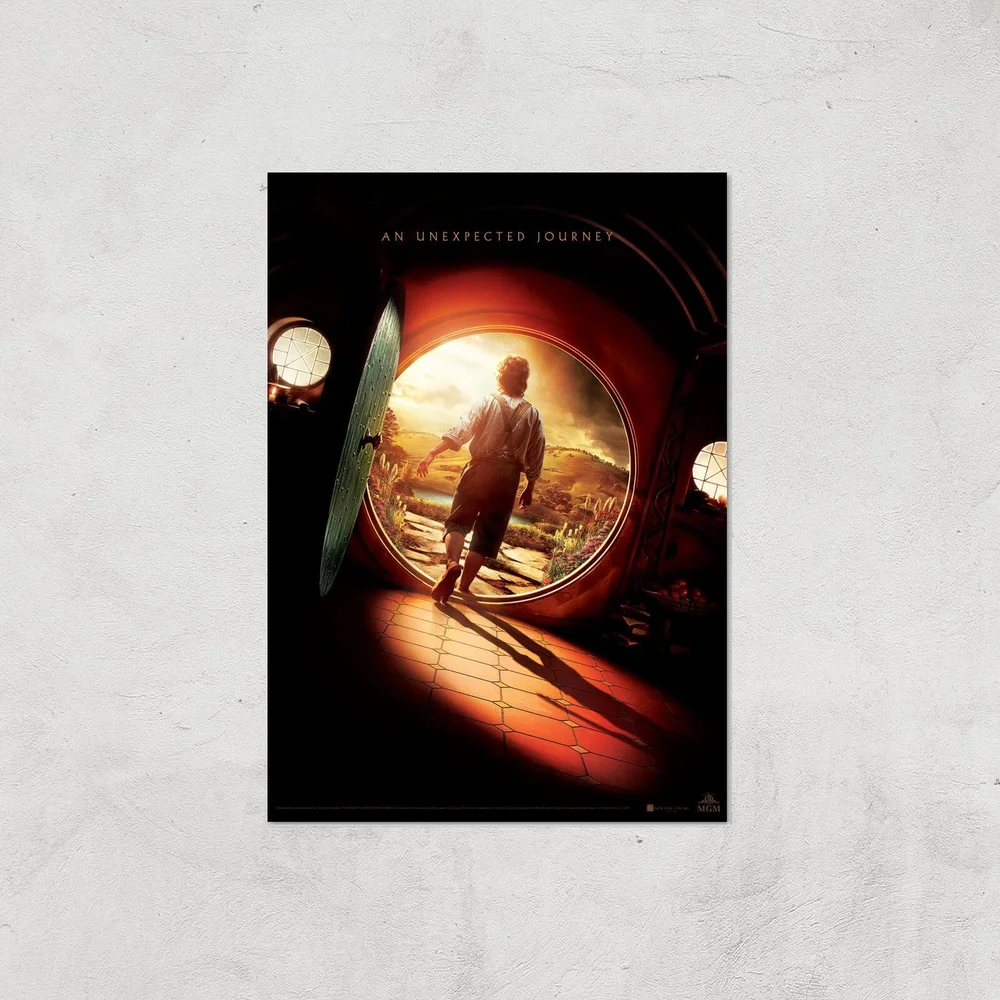 The Hobbit: An Unexpected Journey Giclee Art Print - A3 - Print Only Image 1
