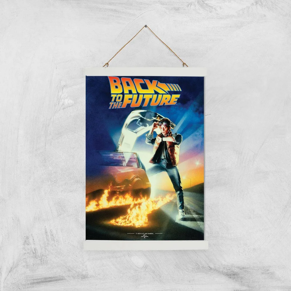 Back To The Future Part 1 Giclee Art Print - A3 - White Hanger Image 1