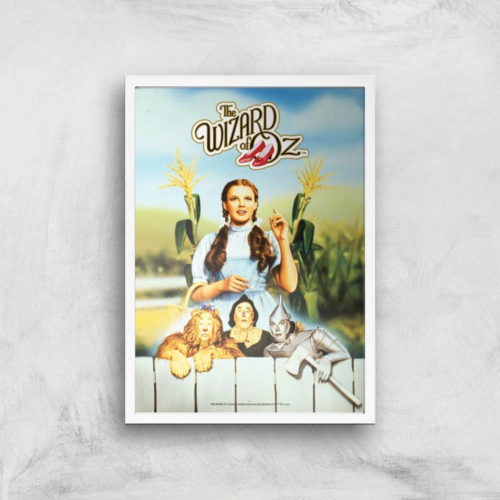 The Wizard Of Oz Giclee Art Print - A2 - White Frame Image 1