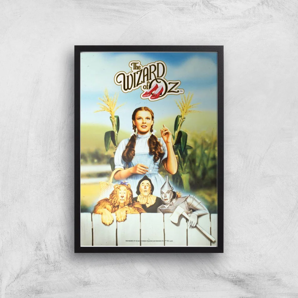 The Wizard Of Oz Giclee Art Print - A2 - Black Frame Image 1