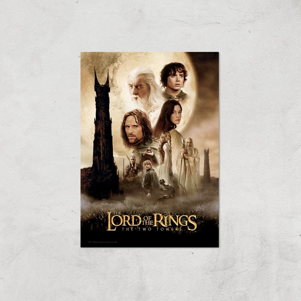 Lord Of The Rings: The Two Towers Giclee Art Print - A2 - Print Only Image 1