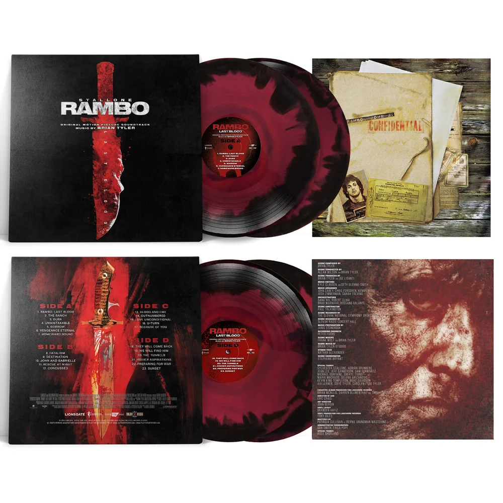 Rambo Last Blood Original Motion Picture Soundtrack - Zavvi Exclusive 2 x Colour Vinyl Image 1