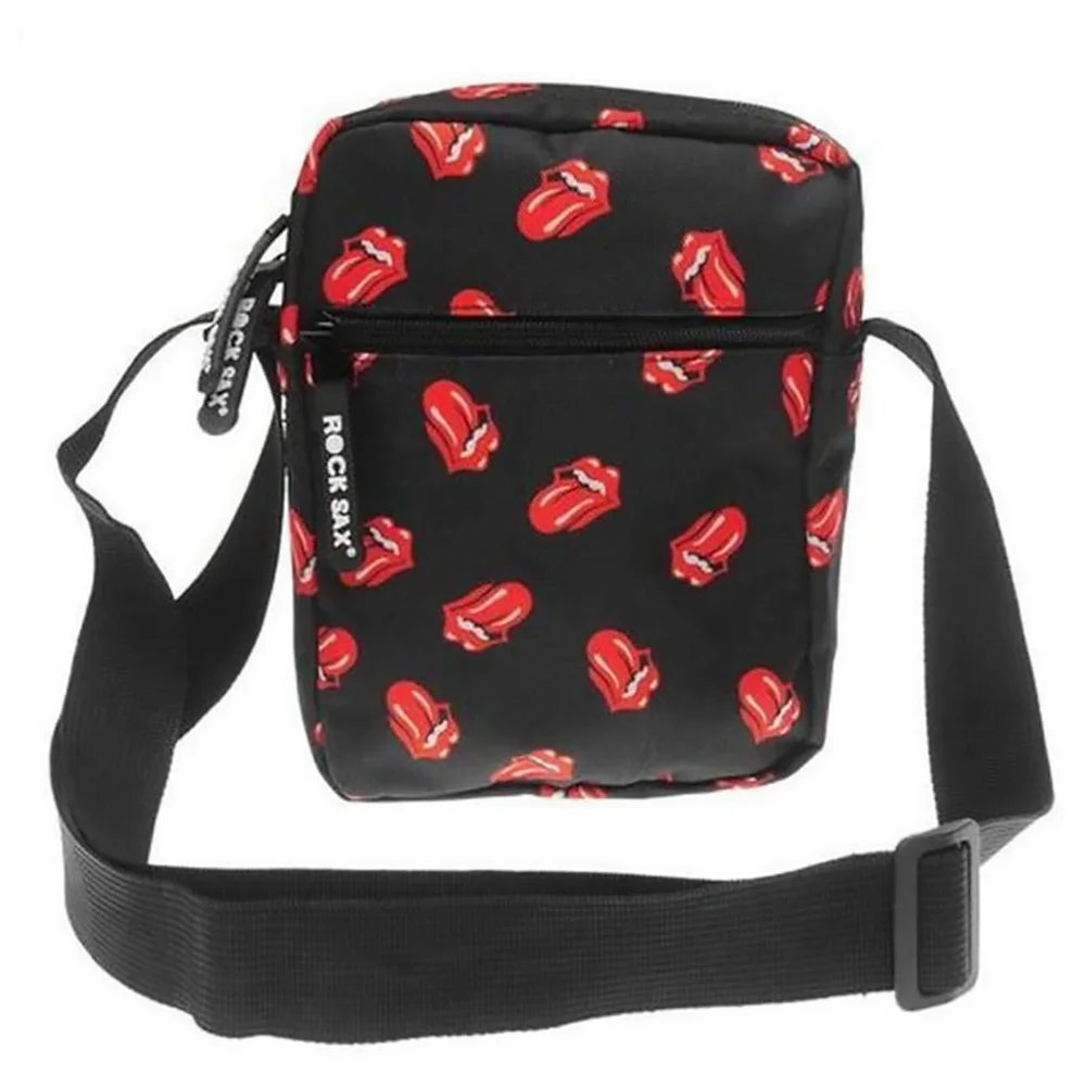 Rocksax The Rolling Stones Classic All-Over Tongue Cross Body Bag Image 1