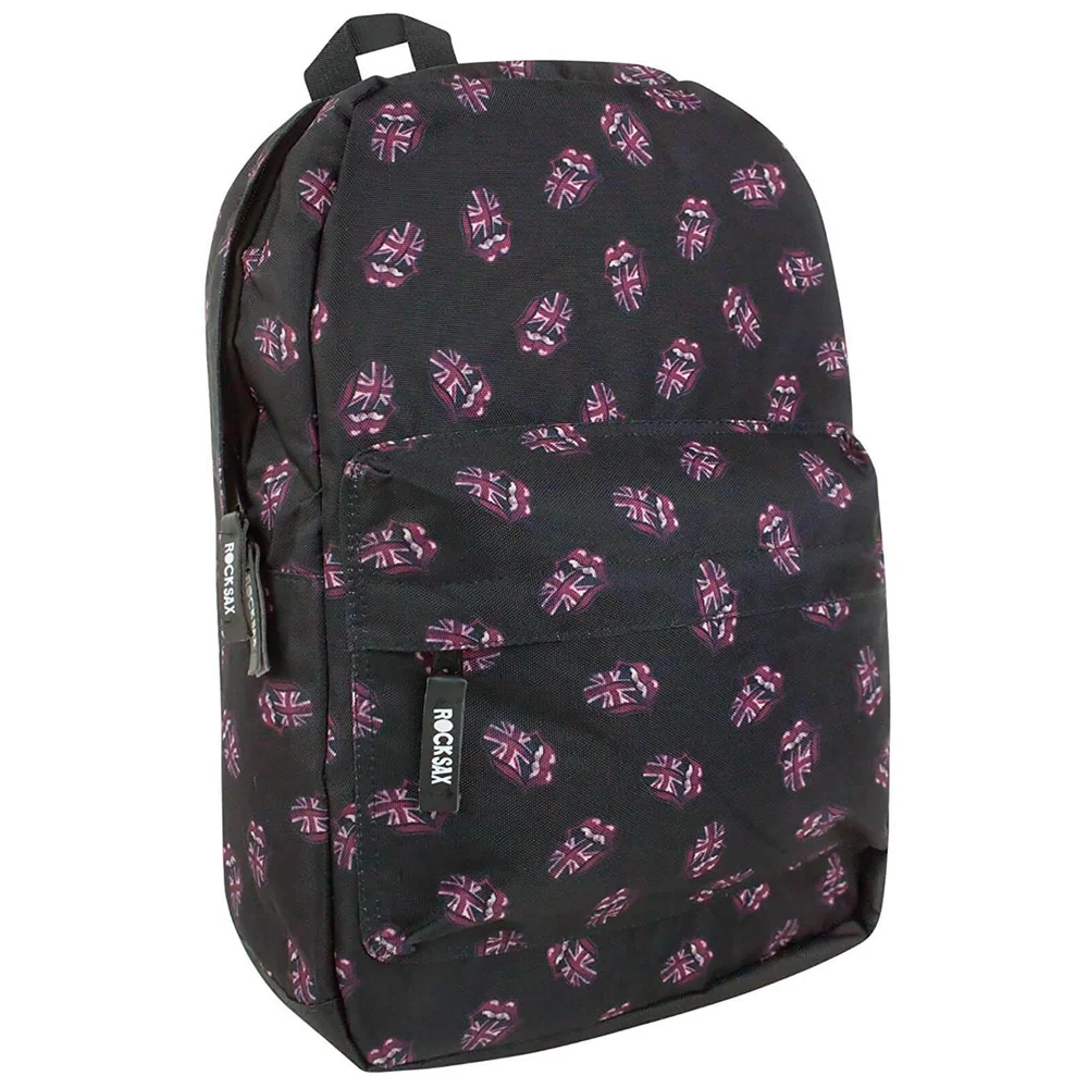 Rocksax The Rolling Stones Union Jack All-Over Print Backpack Image 1