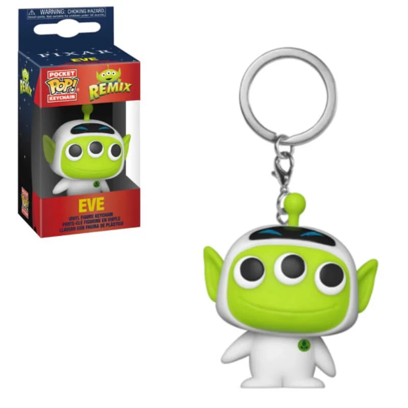 Disney Pixar Alien as Eve Pop! Keychain Image 1