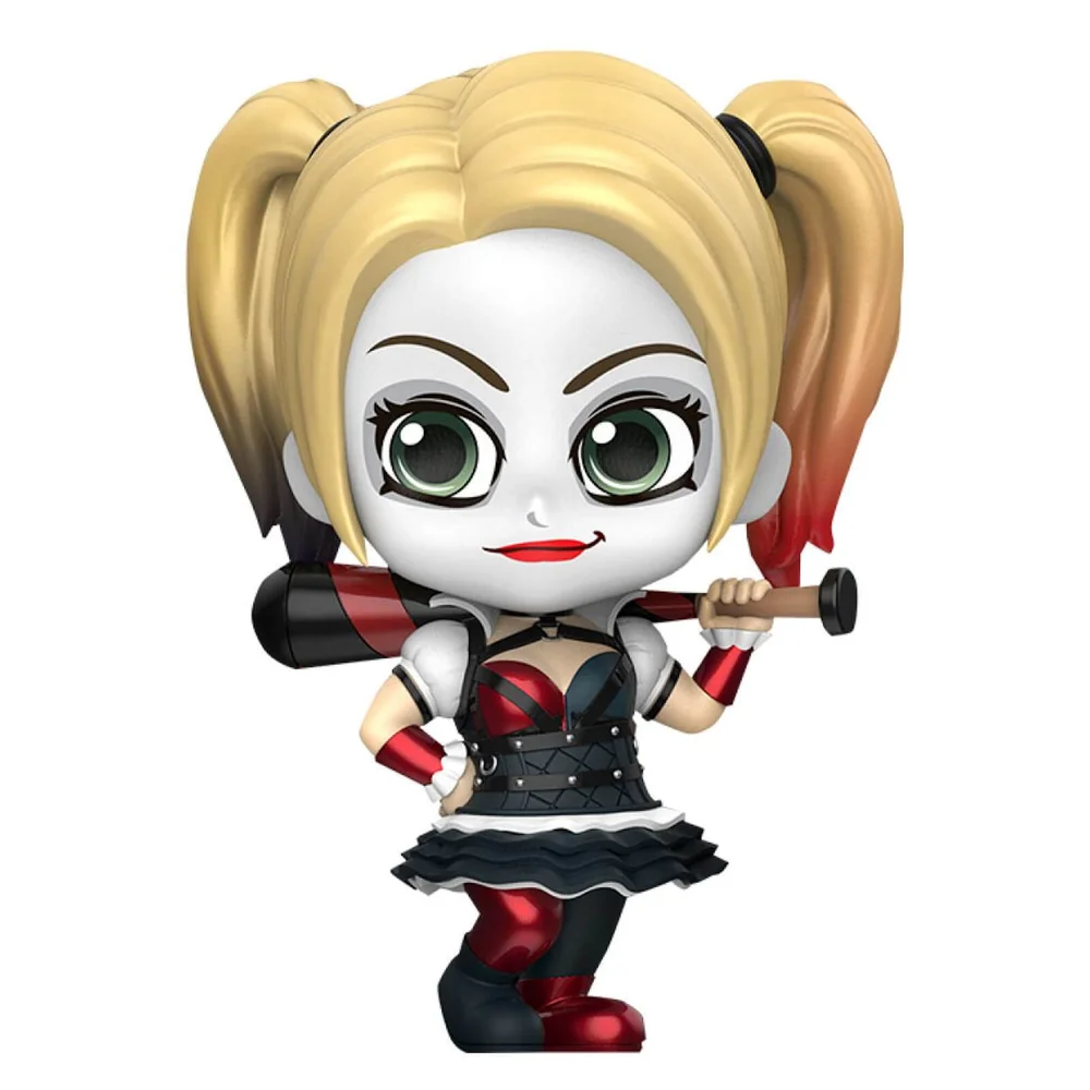Hot Toys DC Comics Batman Arkham Knight Cosbaby Mini Figure Harley Quinn 12cm Image 1