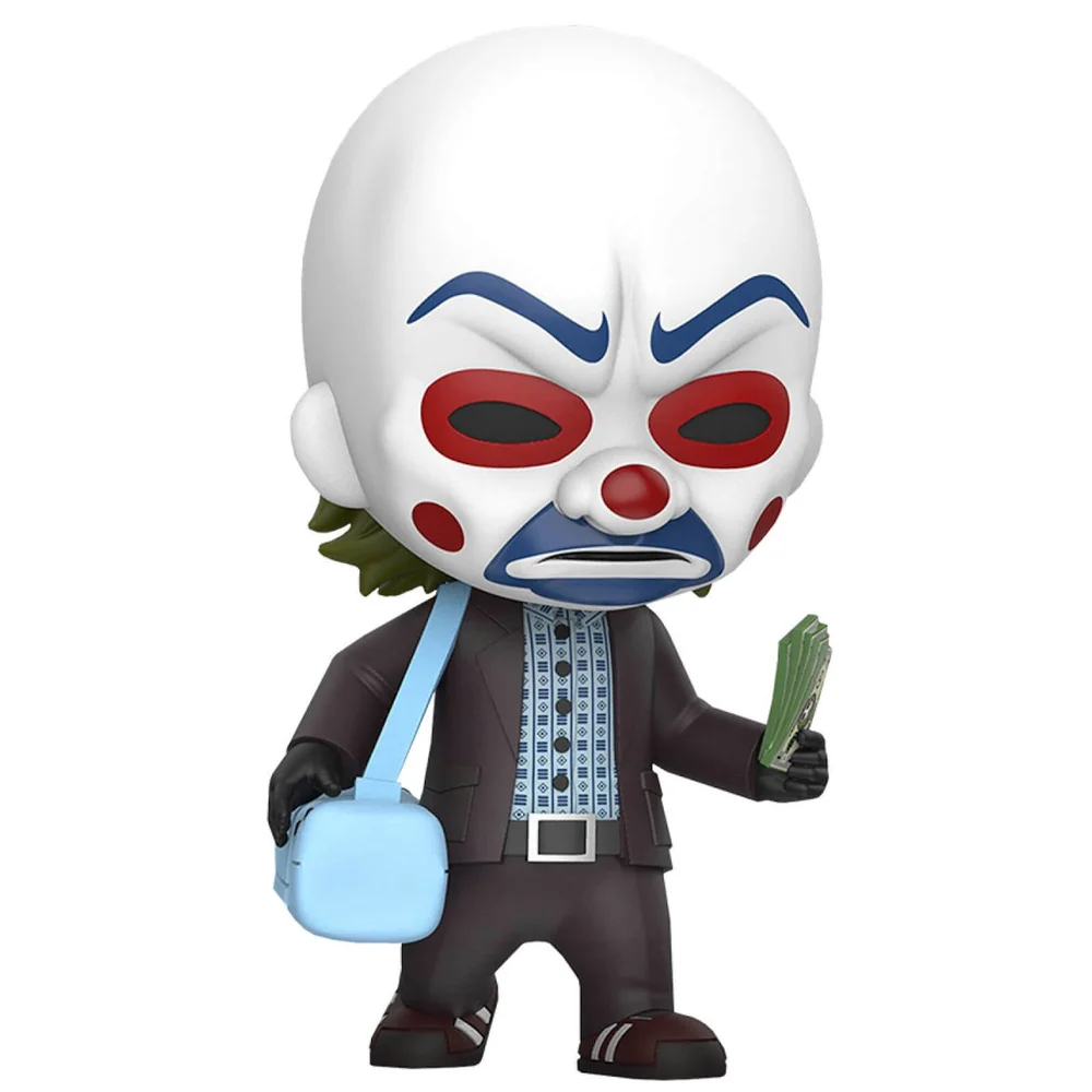 Hot Toys DC Comics Batman Dark Knight Trilogy Cosbaby Mini Figure Joker (Bank Robber Version) 12cm Image 1