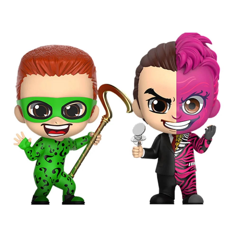 Hot Toys DC Comics Batman Forever Cosbaby Mini Figures 2-Pack The Riddler & Two-Face 11 cm Image 1