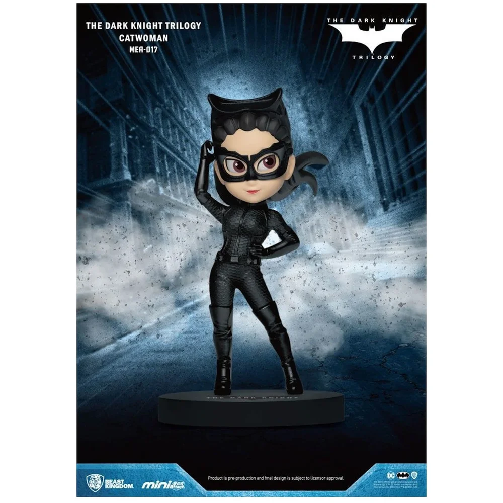 Beast Kingdom The Dark Knight Trilogy Catwoman Mini Egg Attack Figure Image 1