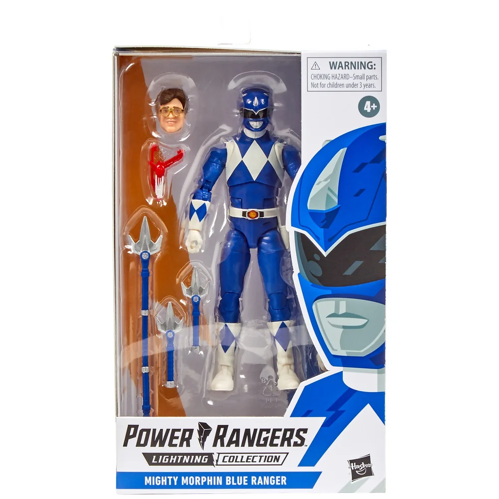 Hasbro Power Rangers Lightning Collection Mighty Morphin Blue Ranger 6-Inch Premium Collectible Action Figure Image 1