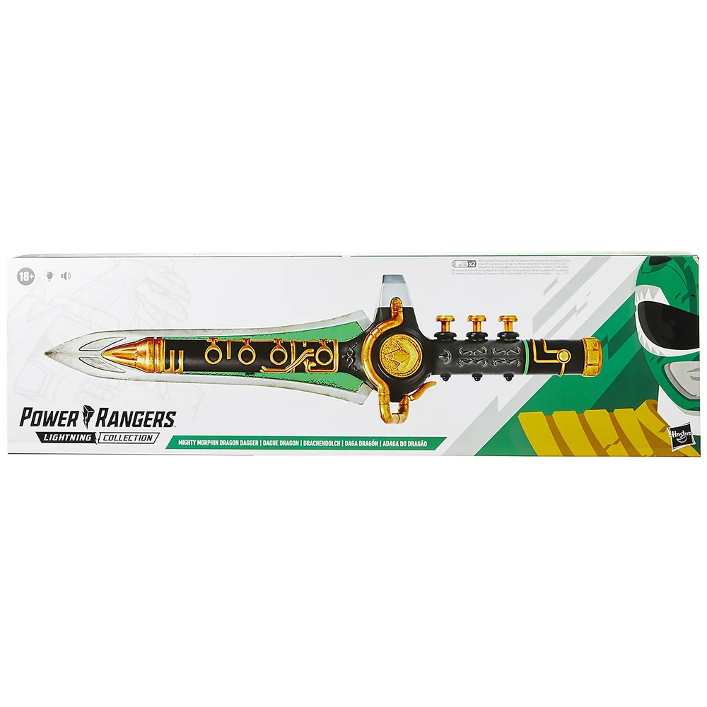 Hasbro Power Rangers Lightning Collection Mighty Morphin Green Dragon Dagger Image 1