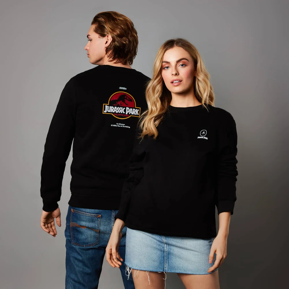 Jurassic Park Unisex Sweatshirt - Black - S Image 1