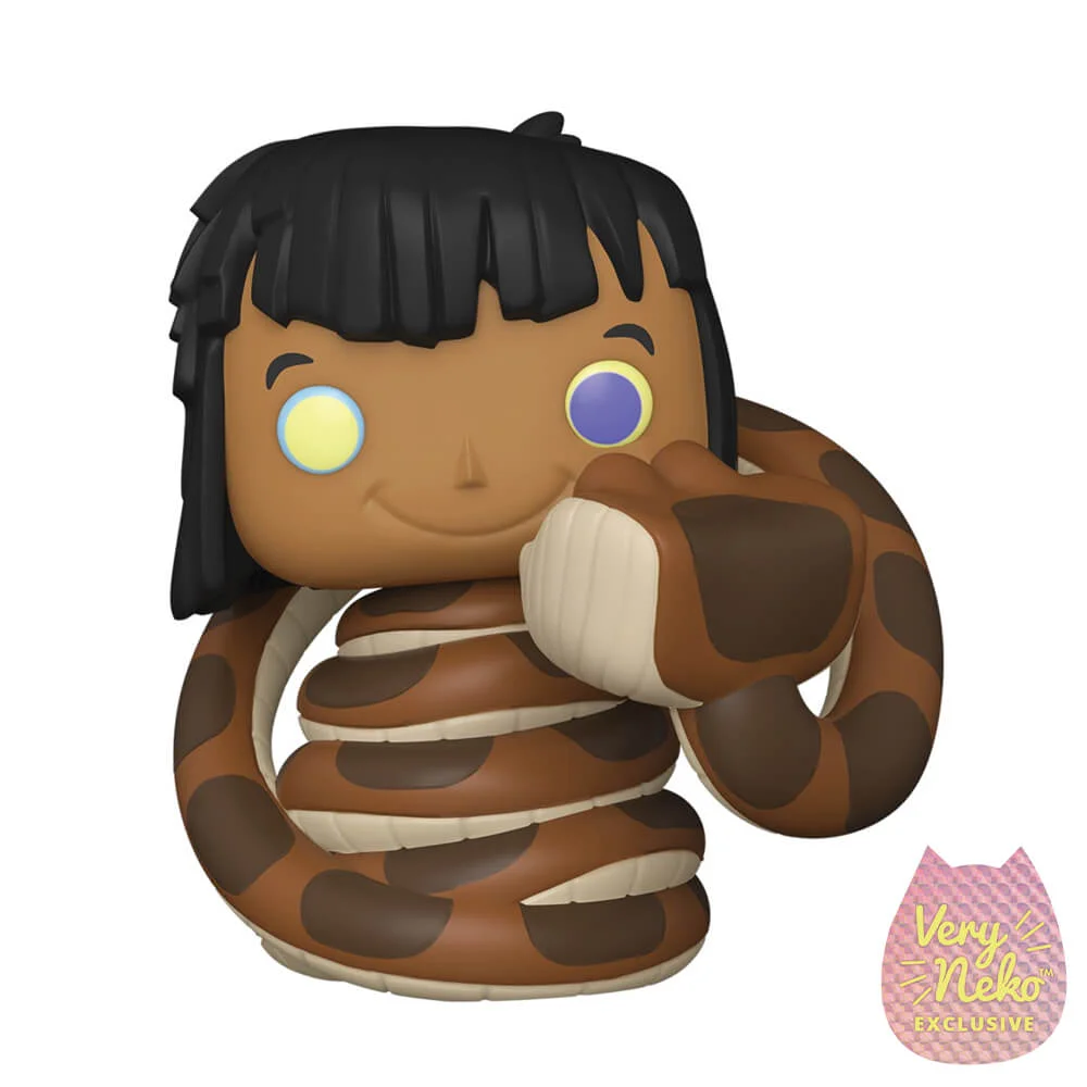 Disney The Jungle Book Mowgli with Kaa Funko Pop! Vinyl - VeryNeko Exclusive Image 1