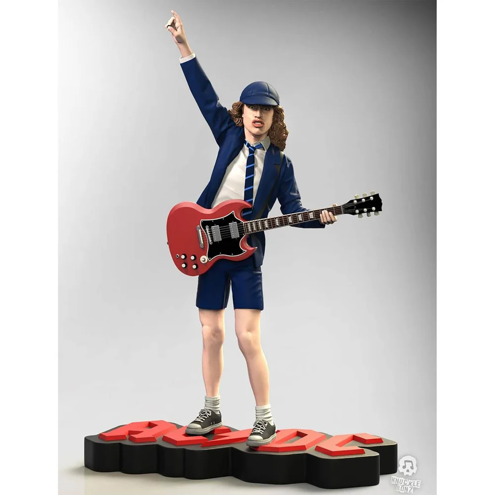 Knucklebonz AC/DC Rock Iconz Statue 1/9 Angus Young II 21 cm Image 1