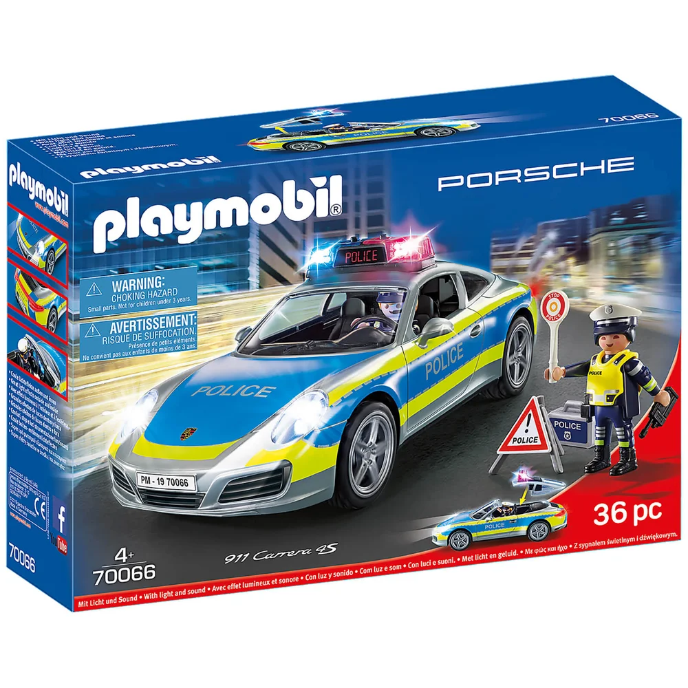Playmobil Porsche 911 Carrera 4S Police (70066) Image 1