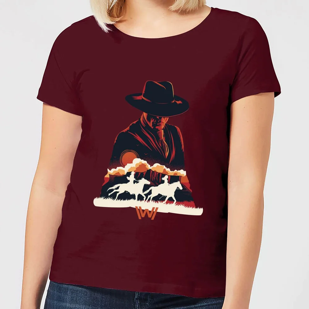 Westworld The Door Women's T-Shirt - Burgundy - S Image 1