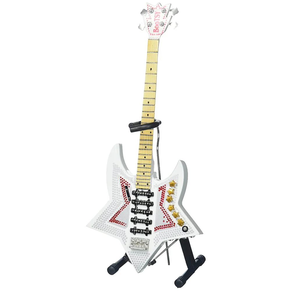 Axe Heaven Bootsy Collins Space Bass Miniature Guitar Replica Image 1