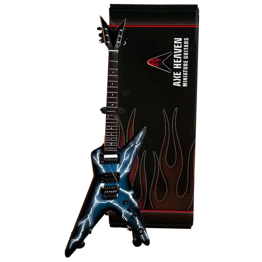 Axe Heaven Pantera Dimebag Darrell Signature Lightning Bolt Miniature Guitar Replica Image 1