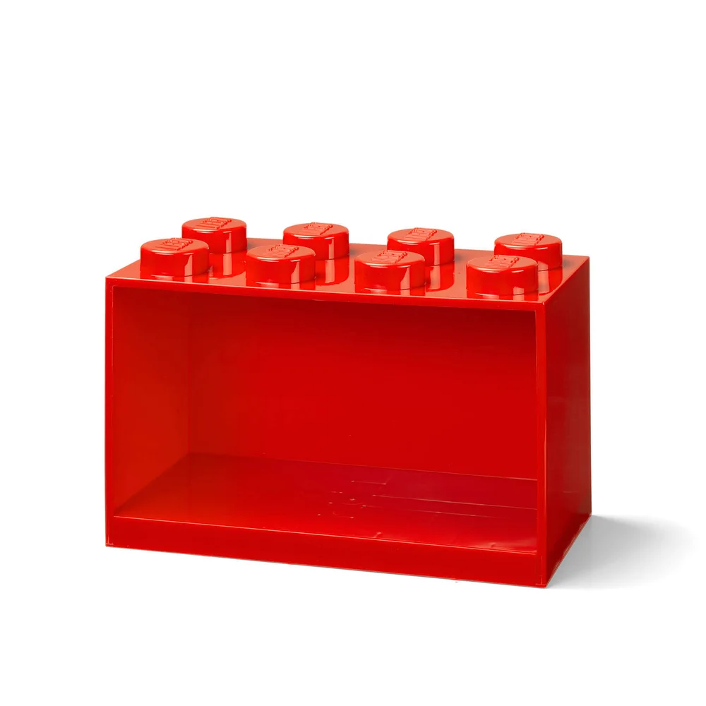 LEGO Storage Brick Shelf 8 - Red Image 1