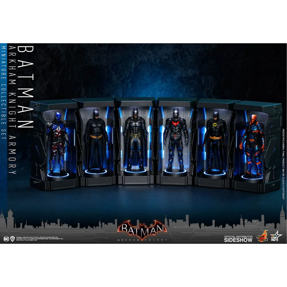 Hot Toys DC Comics Batman: Arkham Knight Miniature Collectible Set Armory 12 cm Image 1