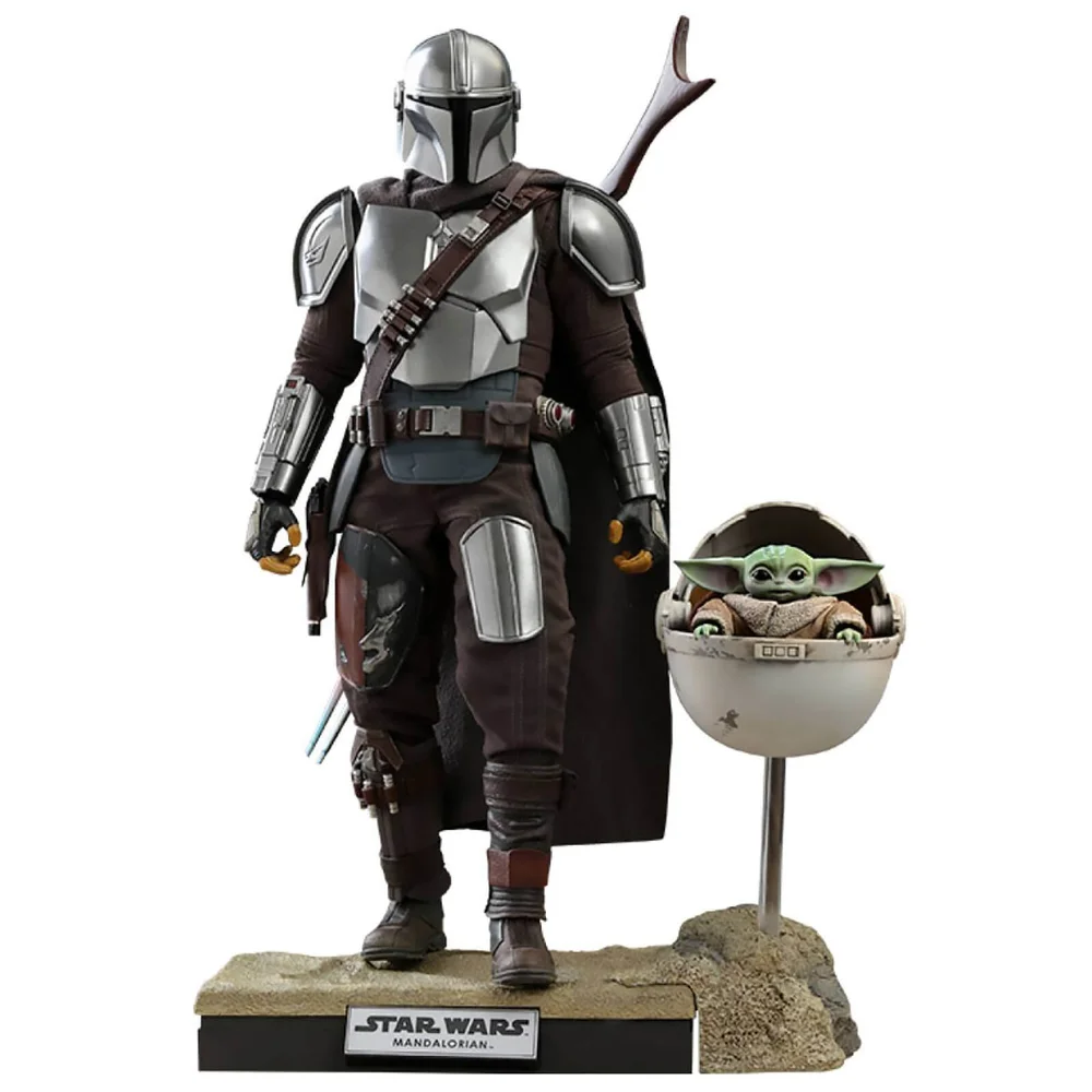 Hot Toys Star Wars The Mandalorian Action Figure 2-Pack 1/6 The Mandalorian & The Child Deluxe 30 cm Image 1