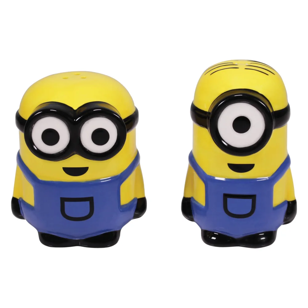 Minions Shaped Salt and Pepper Shakers Image 1