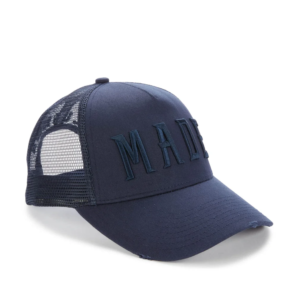 Milliner Made Trucker Cap - Navy Image 1