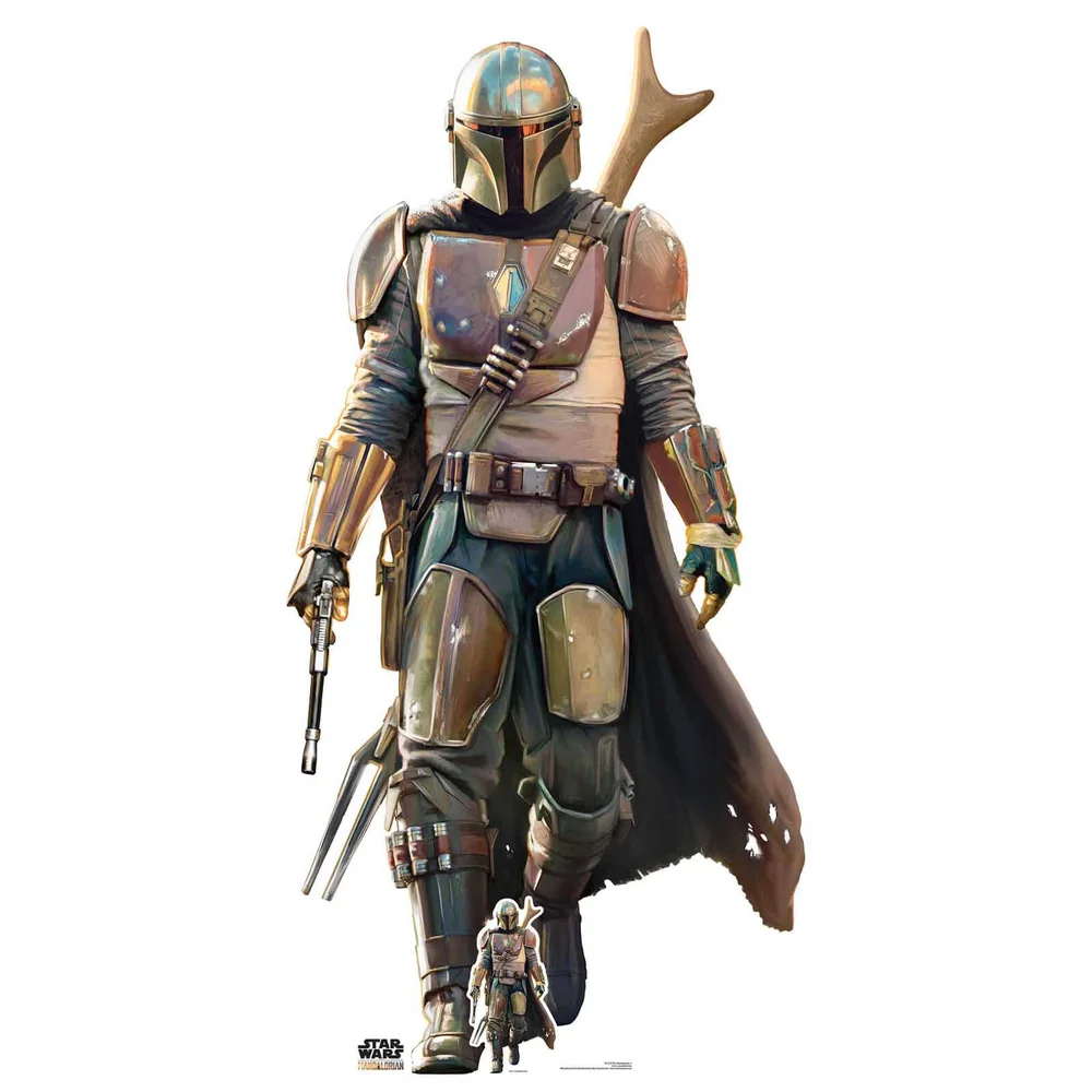 The Mandalorian - Lone Gunfighter Oversized Cardboard Cut Out Image 1