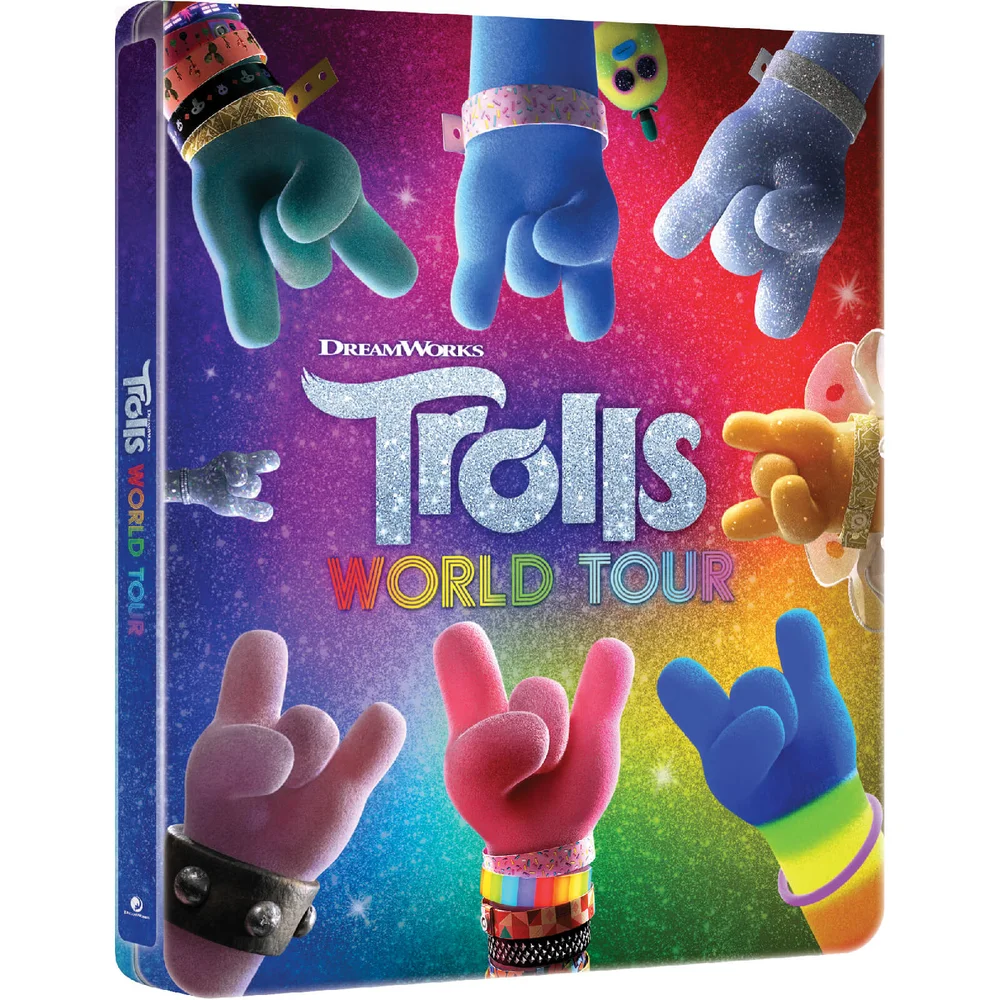 Trolls World Tour - Zavvi Exclusive 3D Steelbook (Includes 2D Blu-ray) Image 1