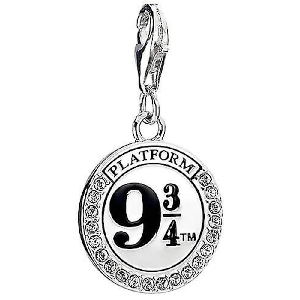 Harry Potter Sterling Silver Platform 9 3/4 Necklace Embellished with Swarovski Crystals Image 1