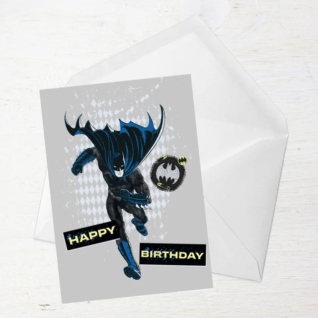 Batman Happy Birthday Greetings Card
