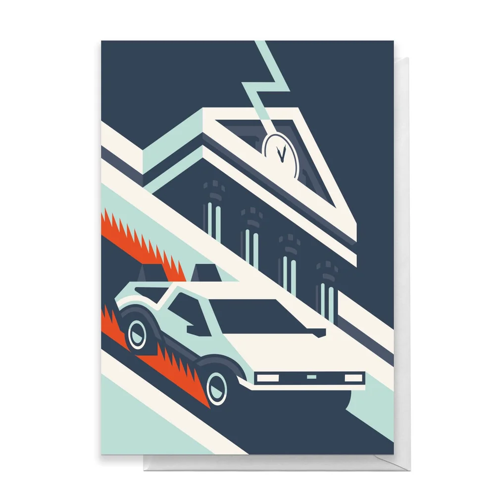 Back To The Future Greetings Card - Standard Card Image 1