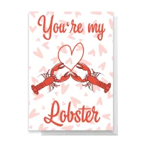 Friends Valentine's Lobster Greetings Card - undefined undefined