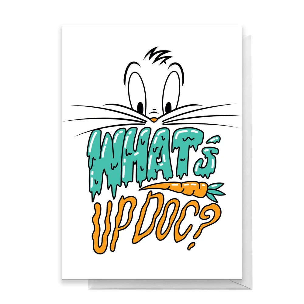 Looney Tunes What's Up Doc? Greetings Card - Standard Card Image 1