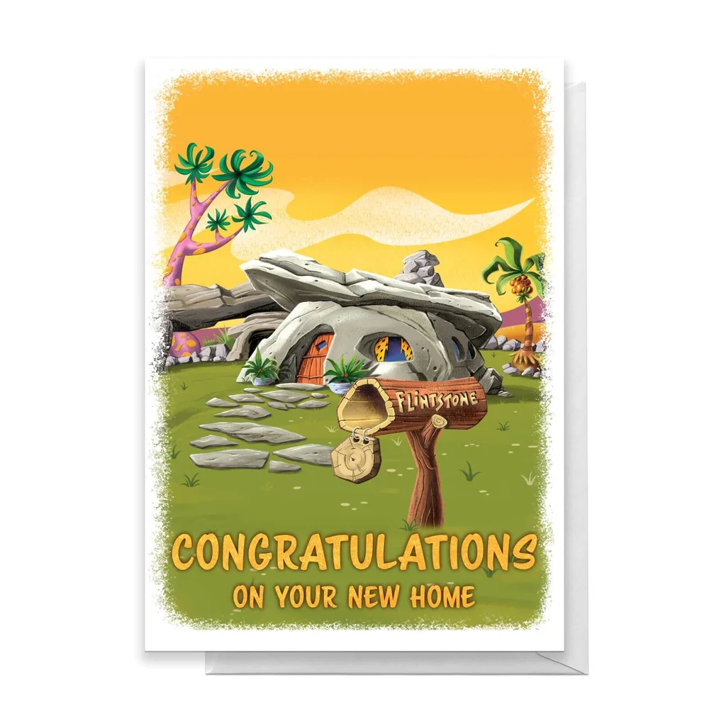 Flintstones New Home Greetings Card - Standard Card Image 1