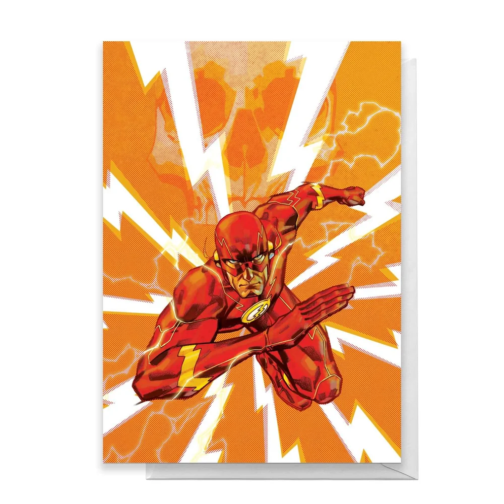 The Flash Greetings Card - Large Card Image 1