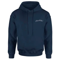 Looney Tunes That's All Folks Embroidered Unisex Hoodie - Navy - undefined undefined