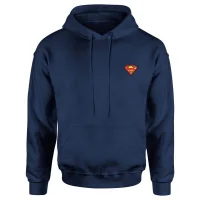 DC Superman Unisex Hoodie - Navy - undefined undefined