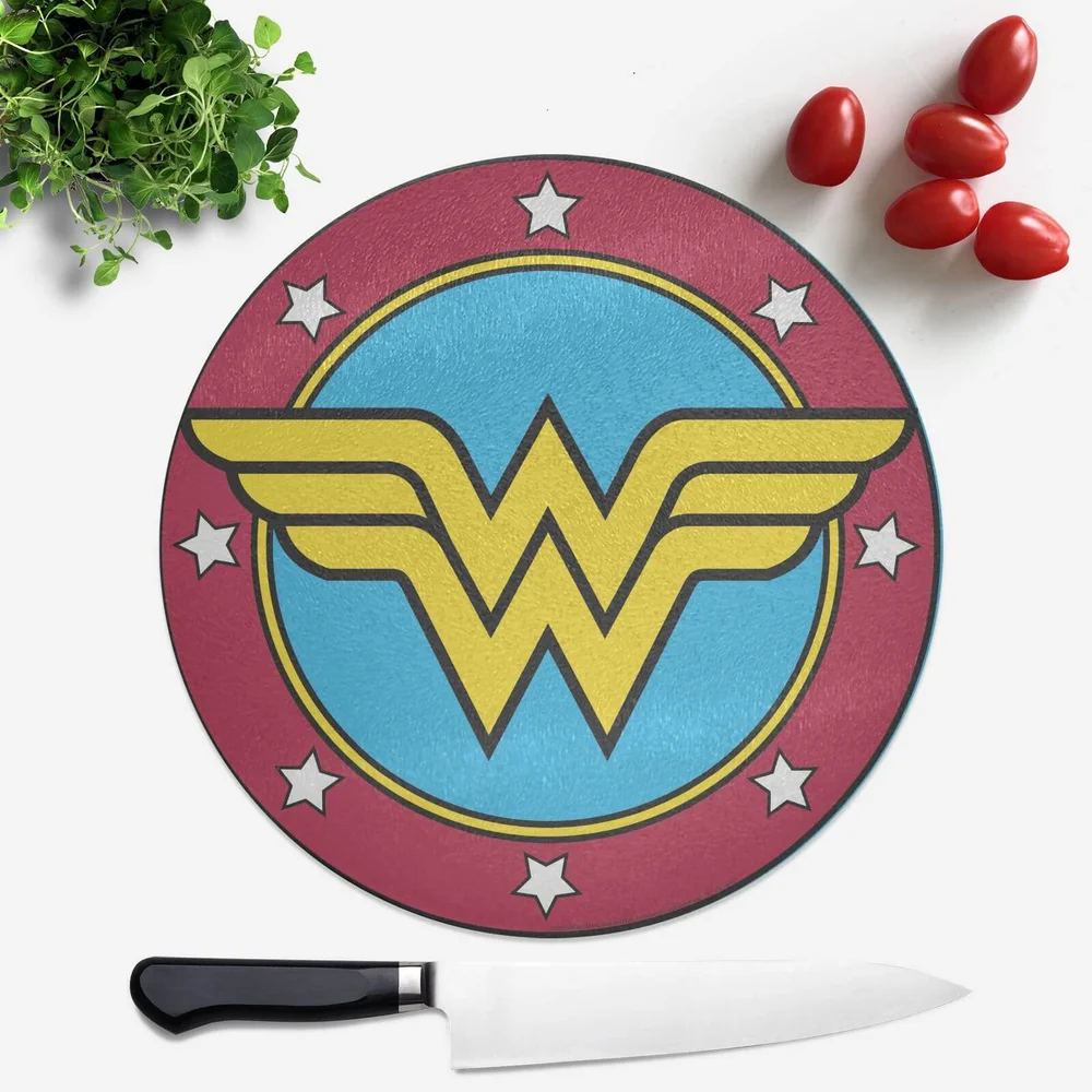 Wonder Woman Shield Round Chopping Board Image 1