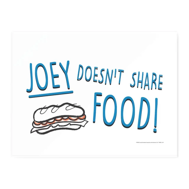 Joey Doesnt Share Food Chopping Board