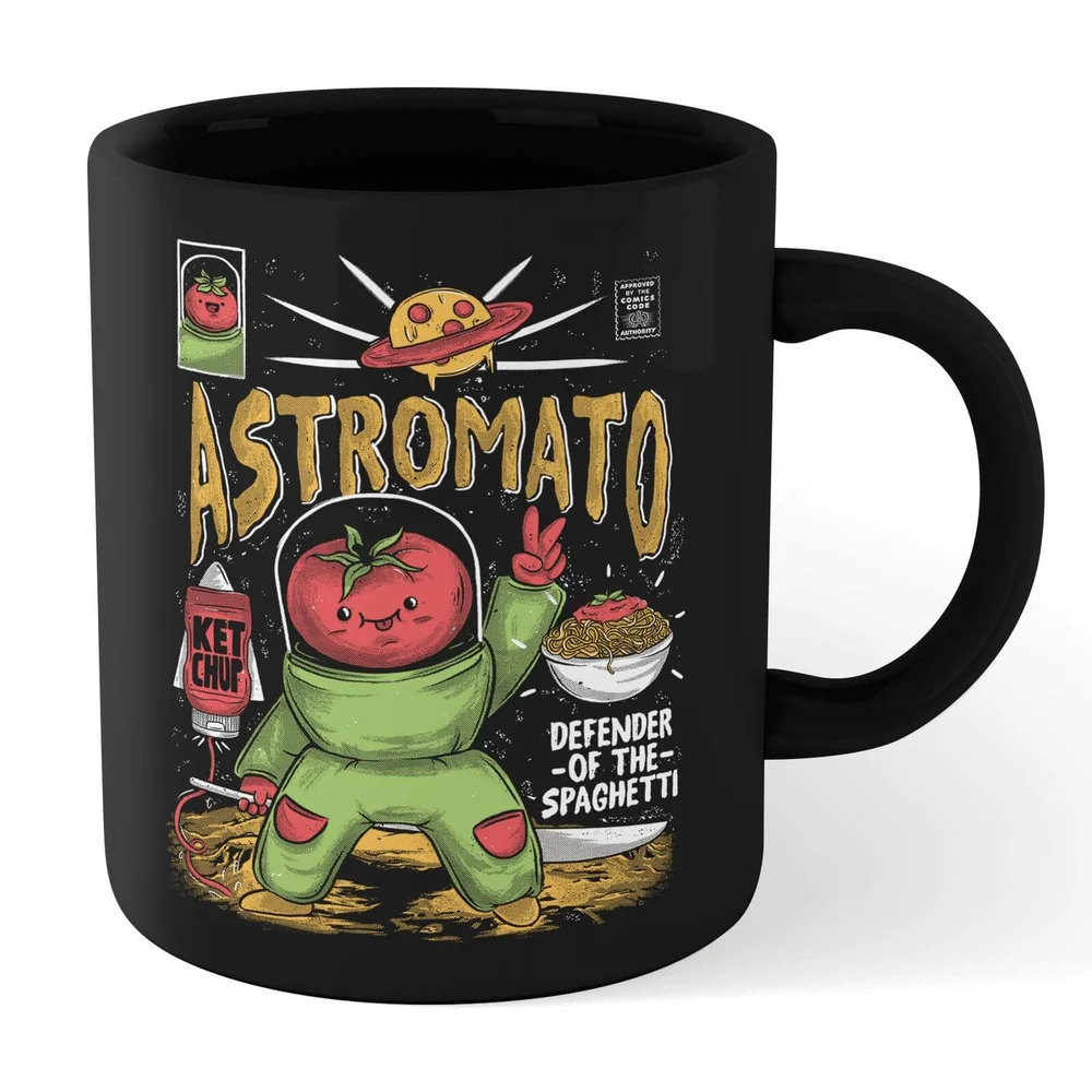 Ilustrata Astromato Mug - Black Image 1