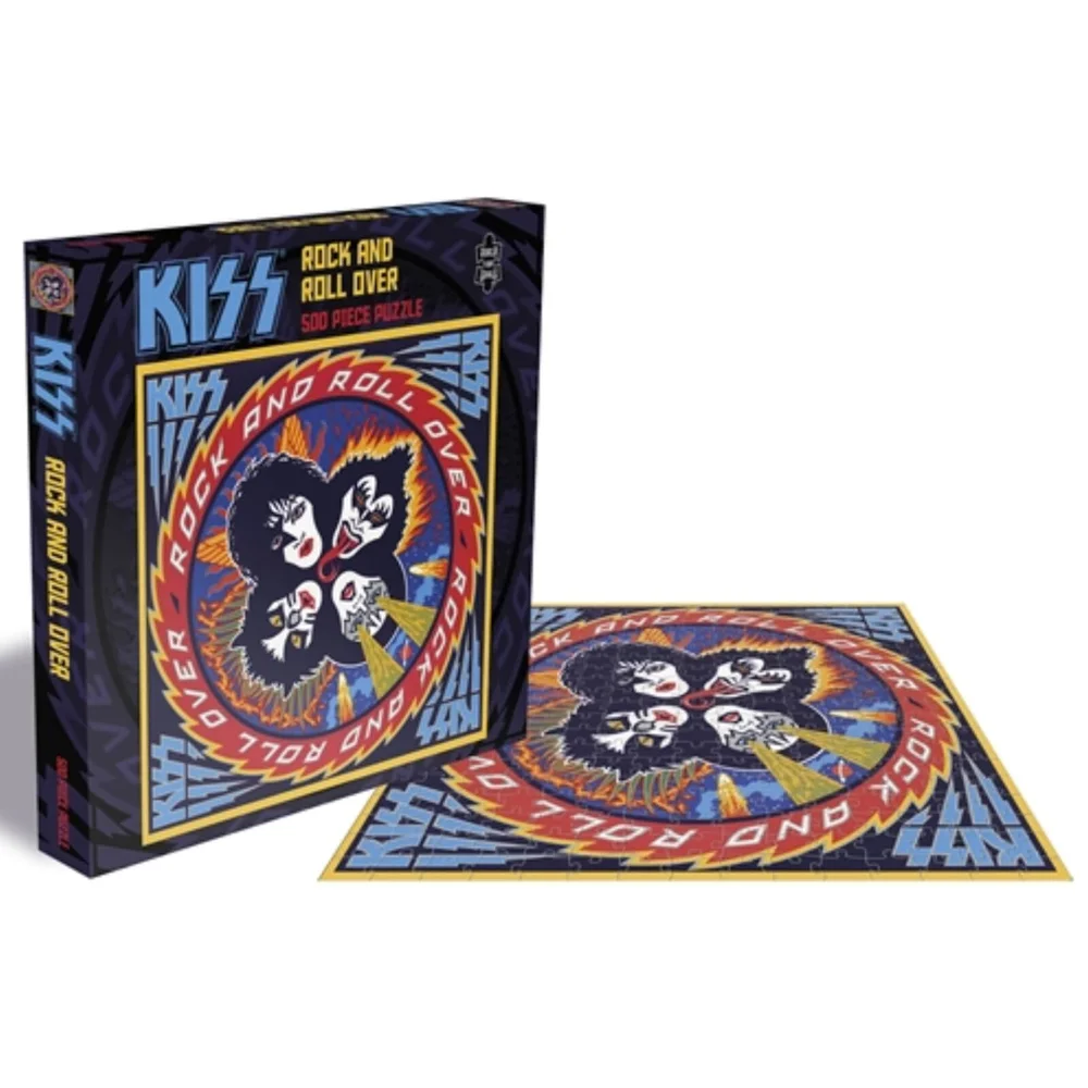 Kiss Rock and Roll Over (500 Piece Jigsaw Puzzle) Image 1