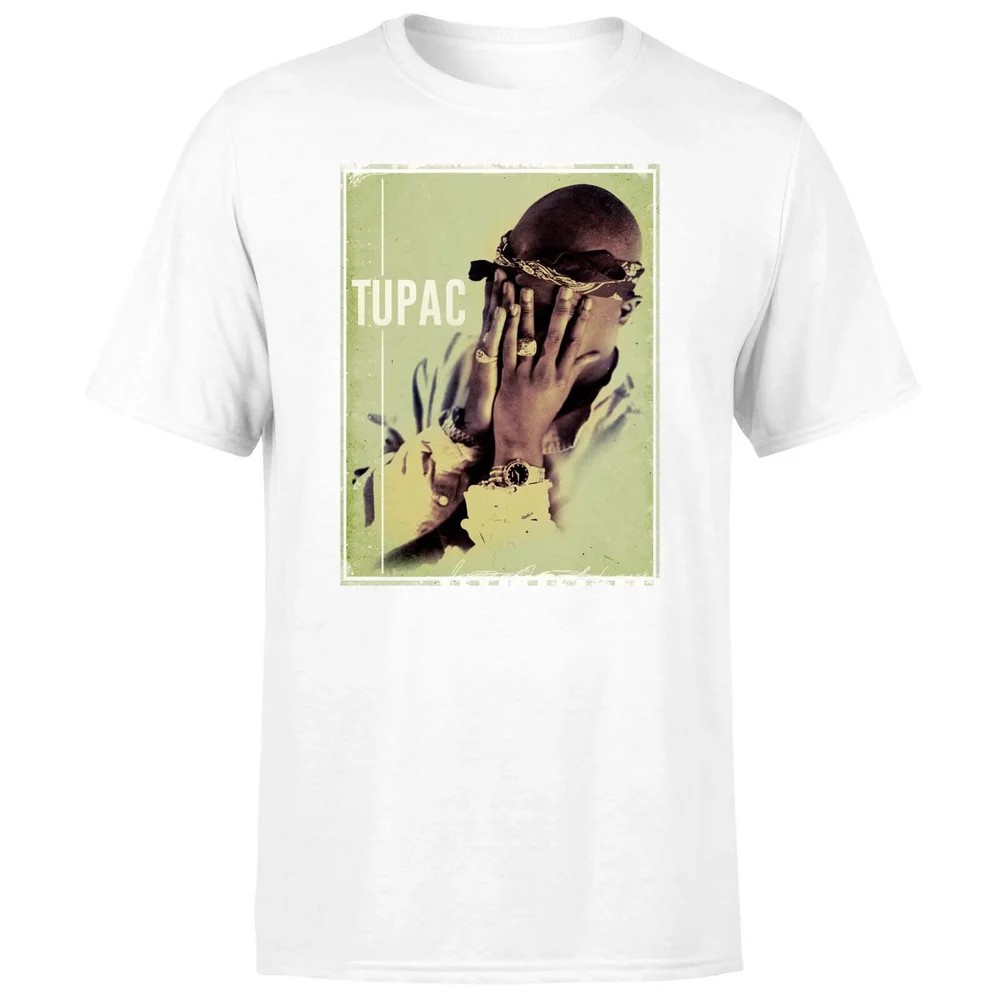 Tupac Men's T-Shirt - White - 3XL Image 1