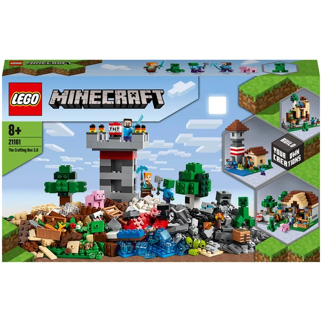 LEGO Minecraft: The Crafting Box 3.0 Fortress Farm Set (21161)